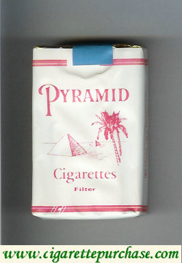 Pyramid Cigarettes Filter white and red soft box